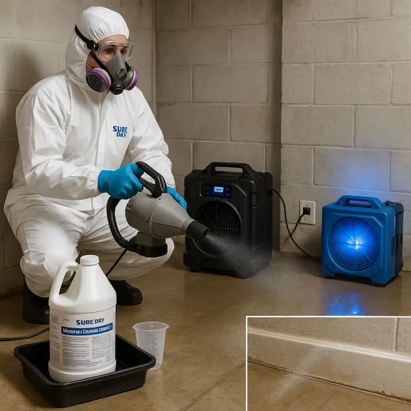 Sanitization and Odor Removal process in Phillipston, MA